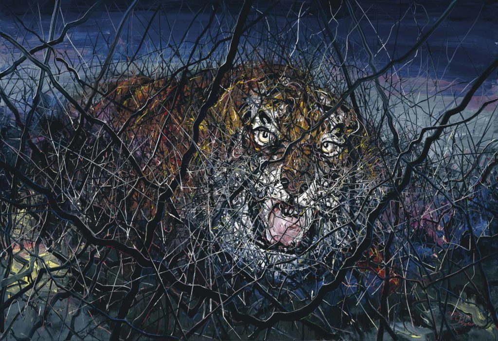 “O Tigre”, de Zeng Fanzhi